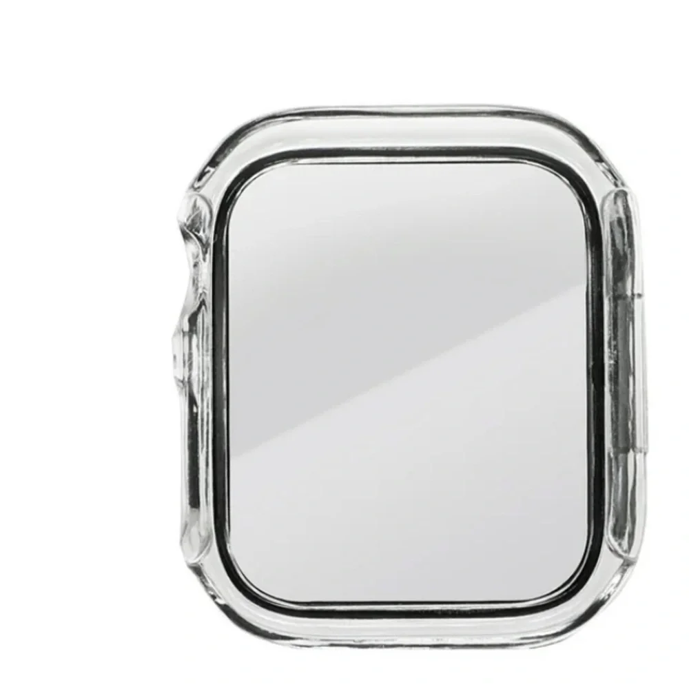 Onn~Protective Bumper Case for Apple Watch 41mm Color- Clear Style# 2421S New